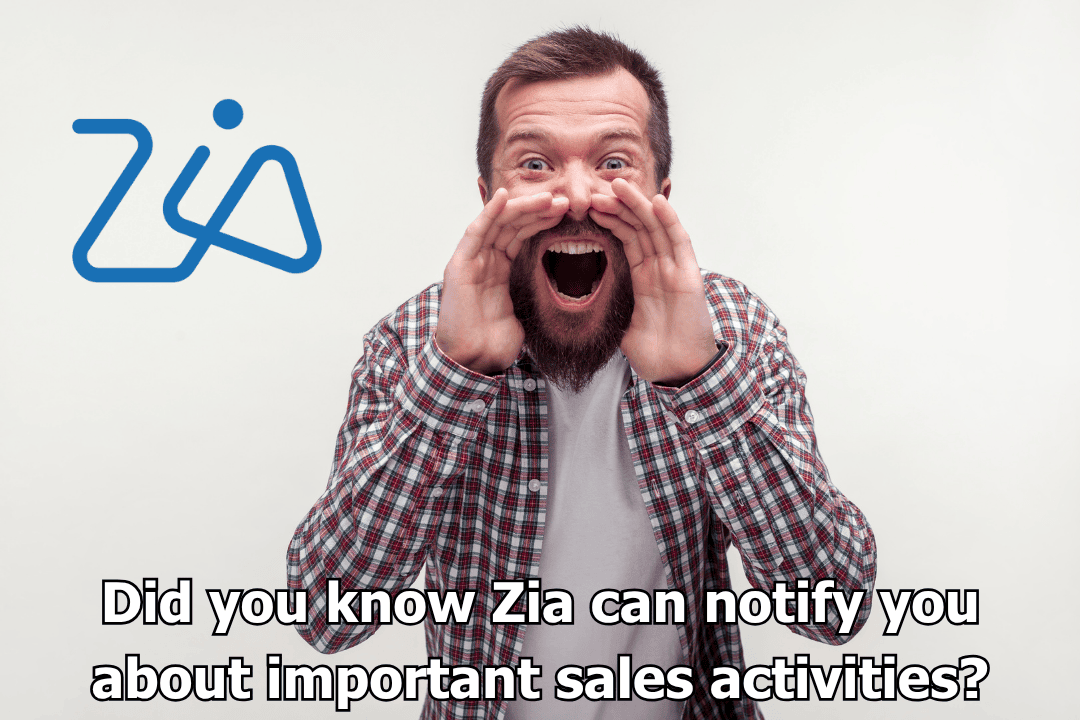 How Zia Notifications in Zoho CRM Help You Stay on Track